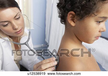 Stock Photo - Paediatric examination. Fotosearch