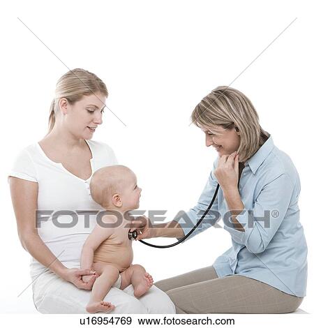 Stock Photo - Paediatric examination. Fotosearch