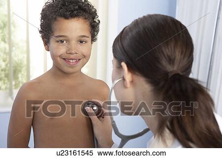Stock Photography - Paediatric examination. Fotosearch