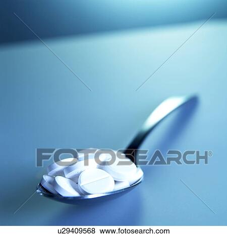 Stock Photo - Painkiller overdose. Fotosearch
