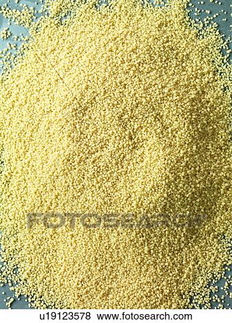 Pile of couscous, close-up View Large Photo Image Stock Photo - Pile of couscous, close-up. Fotosearch