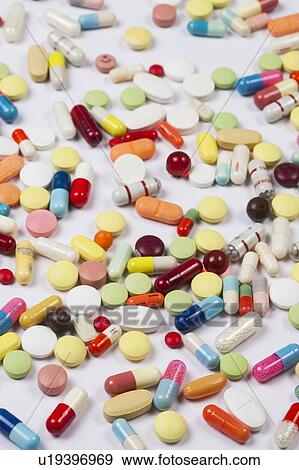 Pills and tablets, studio shot View Large Photo Image Stock Photo - Pills and tablets, studio shot. Fotosearch