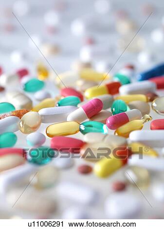Stock Image - Pills. Fotosearch