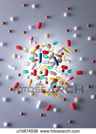 Stock Photo - Pills. Fotosearch