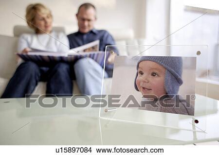 Picture - Portrait of a baby. Fotosearch