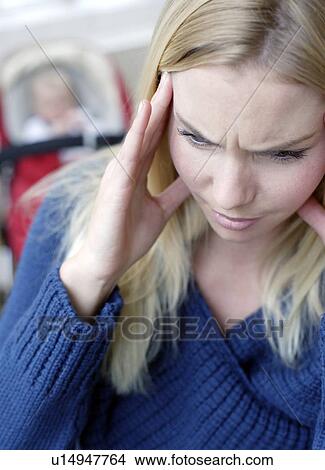 Picture - Post-natal depression. Fotosearch