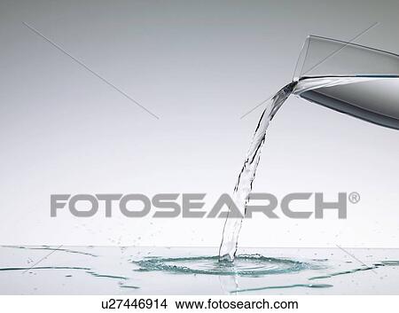 Picture - Pouring water. Fotosearch