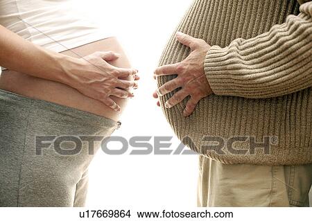 Picture - Pregnancy empathy. Fotosearch