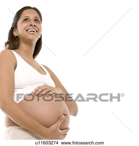 Picture - Pregnant woman. Fotosearch