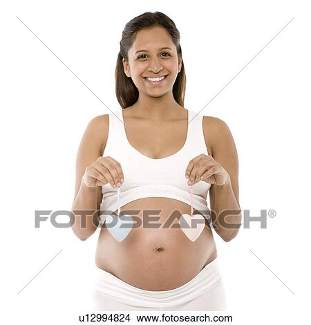 Picture - Pregnant woman. Fotosearch