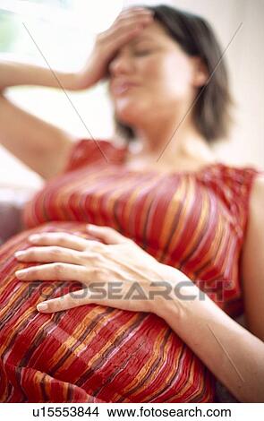 Picture - Pregnant woman. Fotosearch