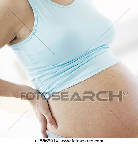 Picture - Pregnant woman. Fotosearch