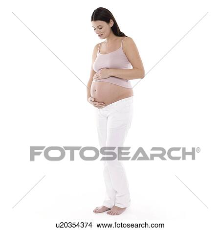 Picture - Pregnant woman. Fotosearch