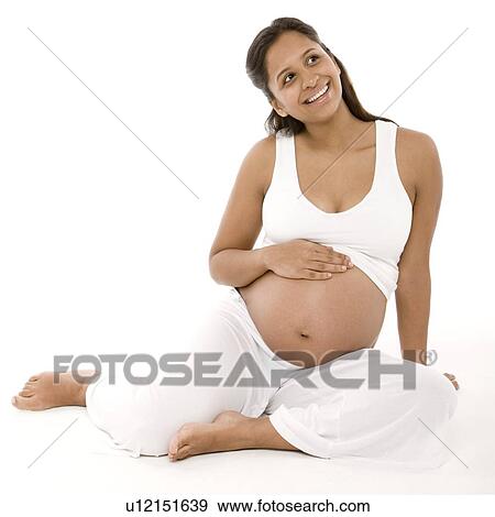 Pregnant woman View Large Photo Image Stock Photo - Pregnant woman. Fotosearch