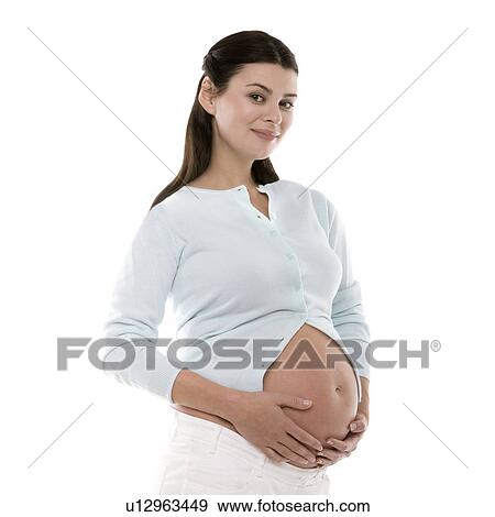 Pregnant woman View Large Photo Image Stock Photo - Pregnant woman. Fotosearch