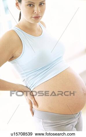 Pregnant woman View Large Photo Image Stock Photo - Pregnant woman. Fotosearch