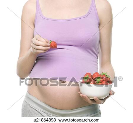 Stock Photo - Pregnant woman. Fotosearch