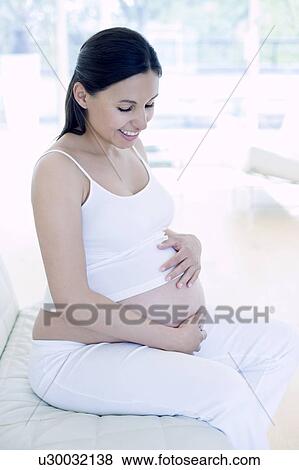 Pregnant woman View Large Photo Image Stock Photo - Pregnant woman. Fotosearch