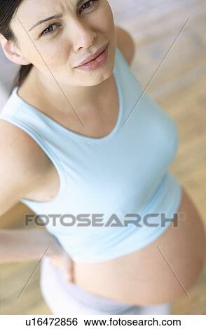 Pregnant woman View Large Photo Image Stock Photograph - Pregnant woman. Fotosearch