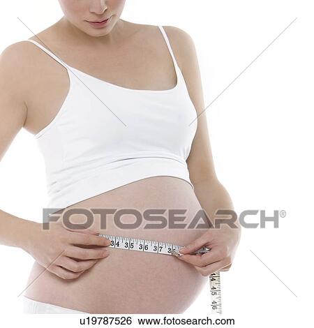 Stock Photograph - Pregnant woman. Fotosearch