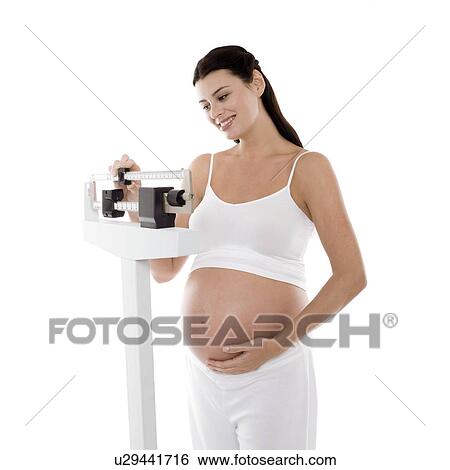 Stock Photograph - Pregnant woman. Fotosearch