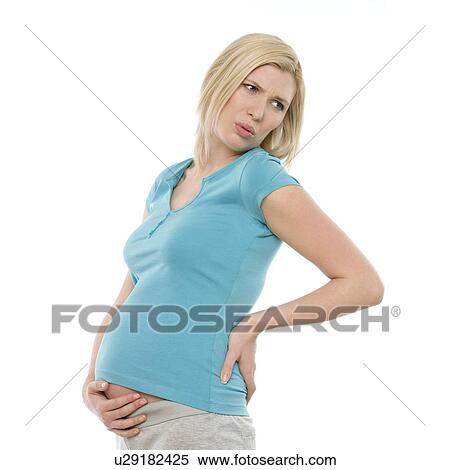 Stock Photography - Pregnant woman. Fotosearch