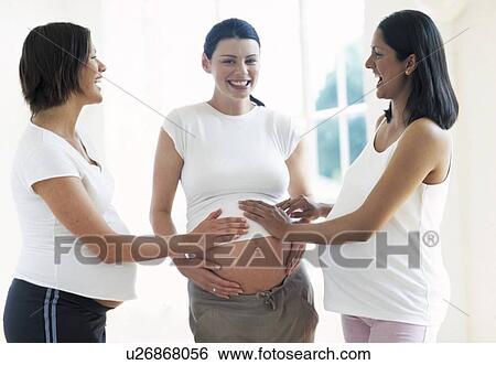 Stock Photograph - Pregnant women. Fotosearch