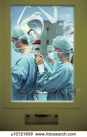 Stock Photo - Preparing for surgery. Fotosearch