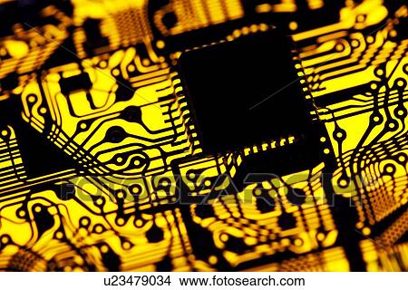 Printed circuit board, artwork View Large Photo Image Picture - Printed circuit board, artwork. Fotosearch