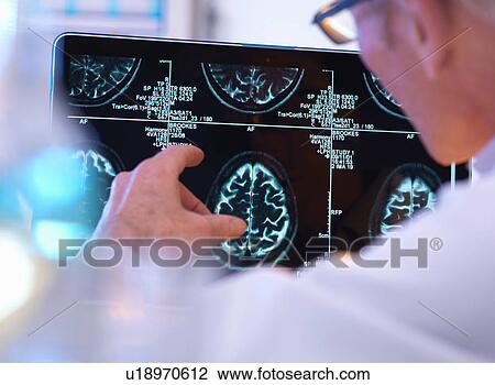 Radiologist assessing CT brain scan View Large Photo Image Stock Image - Radiologist assessing CT brain scan. Fotosearch