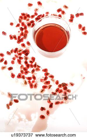 Red berries and glass with red juice View Large Photo Image Stock Photo - Red berries and glass with red juice. Fotosearch