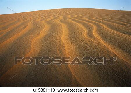 Stock Image - Ripples in sand. Fotosearch