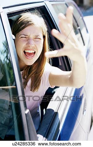 Stock Photograph - Road rage. Fotosearch
