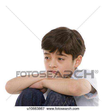Stock Photo - Sad boy. Fotosearch