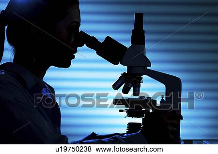 Scientist using microscope View Large Photo Image Stock Photo - Scientist using microscope. Fotosearch