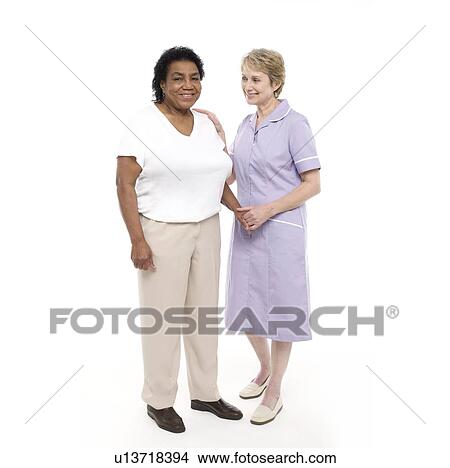 Senior woman and nurse View Large Photo Image Picture - Senior woman and nurse. Fotosearch