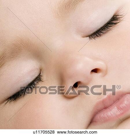 Sleeping baby girl View Large Photo Image Stock Photo - Sleeping baby girl. Fotosearch