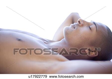 Stock Photo - Sleeping man. Fotosearch