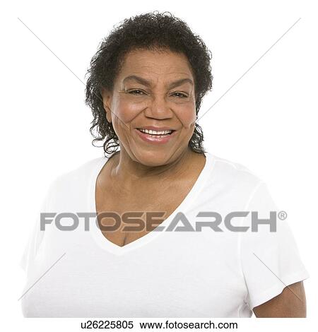 Stock Photography - Smiling senior woman. Fotosearch