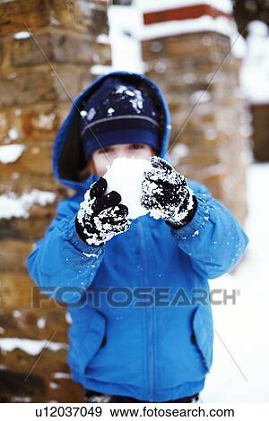 Snowball fight View Large Photo Image Stock Photo - Snowball fight. Fotosearch