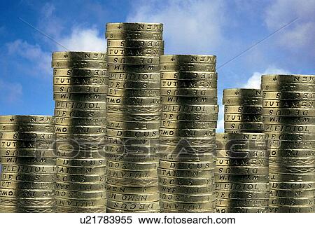 Stock Photography - Stable economy, conceptual image. Fotosearch