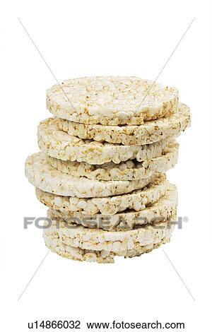 Stack of rice cakes View Large Photo Image Stock Image - Stack of rice cakes. Fotosearch