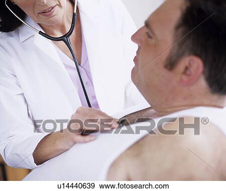 Stock Photo - Stethoscope examination. Fotosearch