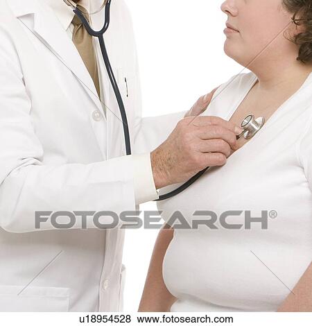 Stock Photo - Stethoscope examination. Fotosearch