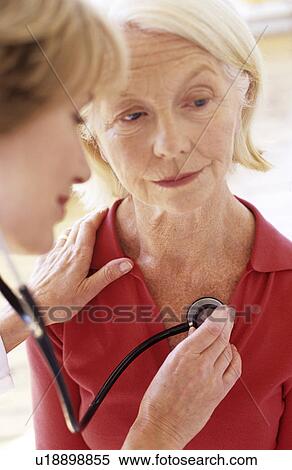 Stock Photography - Stethoscope examination. Fotosearch