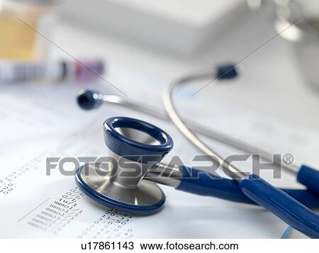 Stock Image - Stethoscope. Fotosearch