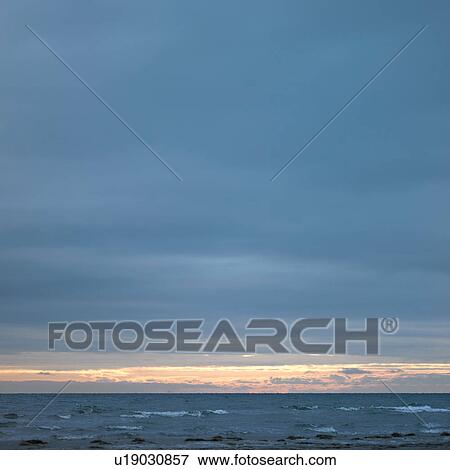 Sunrise over ocean View Large Photo Image Stock Photo - Sunrise over ocean. Fotosearch