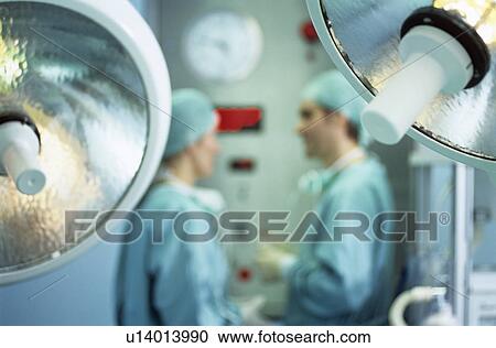 Stock Image - Surgical lights. Fotosearch