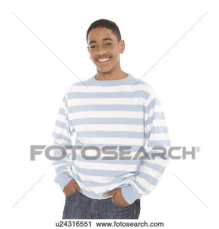 Stock Image - Teenage boy. Fotosearch