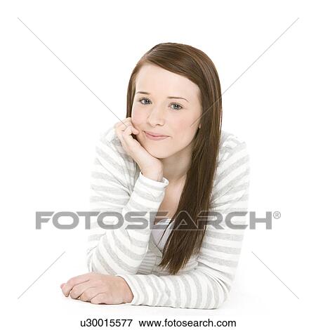 Teenage girl View Large Photo Image Stock Photo - Teenage girl. Fotosearch